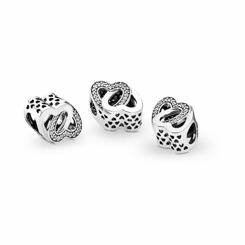 Pandora Entwined Love Charm - Sterling Silver/Cubic Zirconia - Canada | SB5700WY